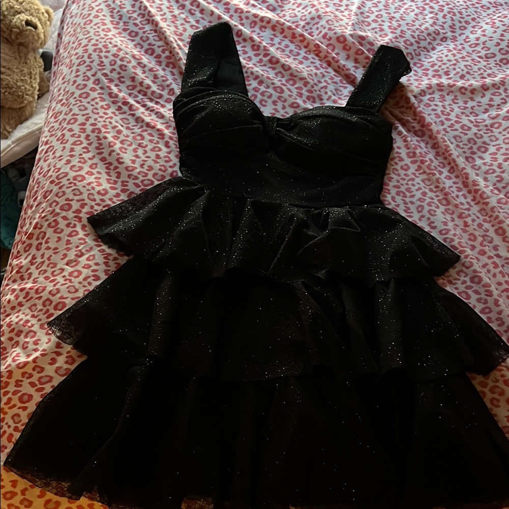 Emerald Sundae Black Formal Dress